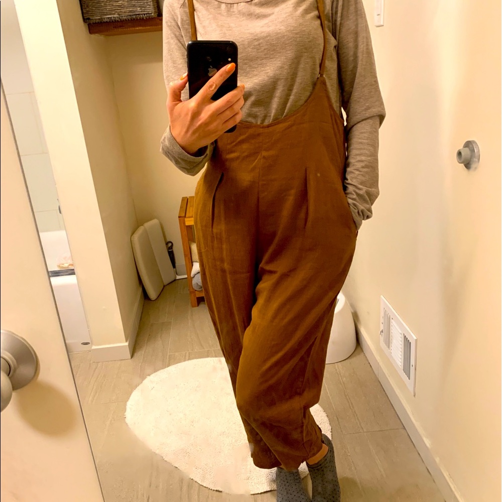 Grade & Gather linen overall/jumpsuit